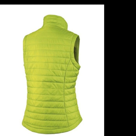 NWT Insulated Puffer Vest Chartreuse Green Size S - Picture 4 of 5